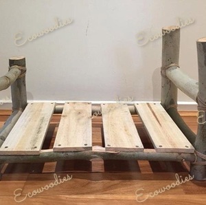 Cama de Madera Maciza Ecológica Hecha a Mano, Estilo Vintage, para Fotografía de Recién Nacidos, Ideal para Sala de Estar Estilo Rústico y Uso en Exteriores - Product Image 6