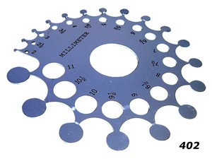 Jauge circulaire de haute qualité en aluminium pour la fabrication de bijoux, vente en gros au prix le plus bas, meilleur produit pour la fabrication de bijoux - Product Image 2