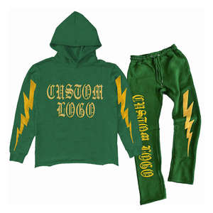 Sudadera con capucha de alta calidad para hombre, ropa de calle de talla grande, moda para hombre, sudaderas en blanco, Jersey personalizado de algodón OEM - Product Image 2