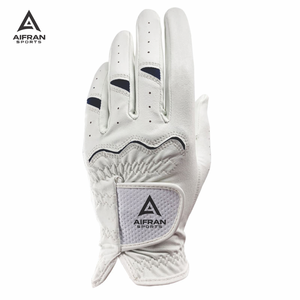 Gants de golf Aifran Sports en cuir de cabretta de qualité supérieure, logo personnalisé, professionnels, doux, respirants, adhérence, pour hommes et femmes - Product Image 1