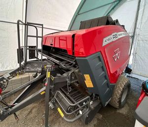 2022 Massey Ferguson RB 4180V Presse à balles rondes Petite presse à balles de paille de foin carrée Prix réduit avec moteur Prêt pour l'ensilage d'herbe - Product Image 5