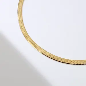 Brazalete de Cadena Espiga de Oro Sólido, Estilo Clásico, Brazalete de Cadena Espiga de Oro Sólido Auténtico - Product Image 2