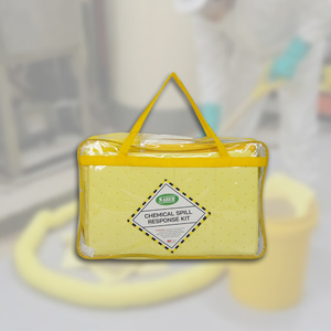 Chemical Spill Kit 20 Liter with Soft <b>Bag</b> Mobile Chemical Spill Cleanup Absorbent Kit for Factory Warehouse Vehicle and Lab - Product Image 3