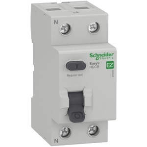 Interruttore Differenziale (RCCB) SCHNEIDER ELECTRIC EZ9R34225 Easy9 2P 25A AC Tipo 30mA Interruttore Automatico Miniaturizzato - Product Image 1