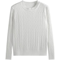 Erni Sports 2026 Automne Hiver – Cardigan décontracté pour femme, en maille torsadée épaisse avec logo frontal, coupe ajustée, sans col, pull noué