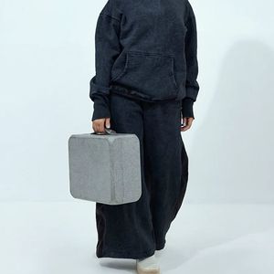Ensemble pantalon évasé et sweat-shirt unisexe personnalisé, tissu en molleton de coton de haute qualité et service OEM - Product Image 1