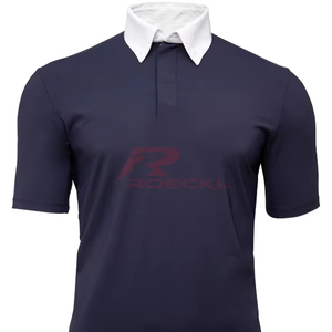 Camisas de espectáculo de equitación al por mayor, tops de competición ecuestre elegantes de tejido transpirable de primera calidad, diseño elegante de manga larga - Product Image 1