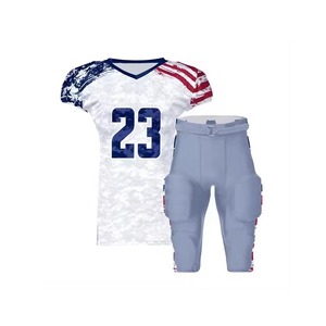 Nouveaux uniformes de football américain au design tendance, impression personnalisée, uniformes de football américain sublimés pour les ensembles d'équipe - Product Image 1