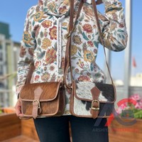Nouveaux sacs à bandoulière en cuir de fourrure de vachette véritable élégant occidental de haute qualité à la mode en cuir véritable sacs à bandoulière décontractés quotidiens