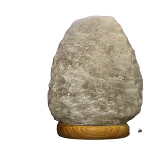 High Quality Gray Himalayan Salt Lamp Pyramid Design Natural Crystal Rock Lamp with Touch <b>Dimmer</b> for Home Decoration Gift - Product Image 3