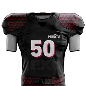 Uniforme de Fútbol Americano Personalizado NEXX SPORTS, 100% Poliéster, Secado Rápido, Transpirable, Diseño de Tallas Grandes - Product Image 3