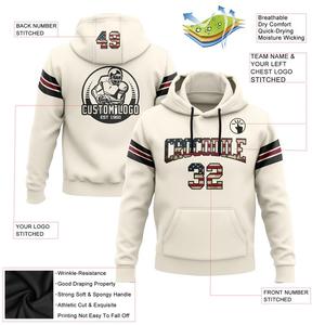 Sudadera con capucha de fútbol americano con estampado personalizado para hombres, ropa deportiva de equipo, jersey de entrenamiento, sudadera polar - Product Image 2