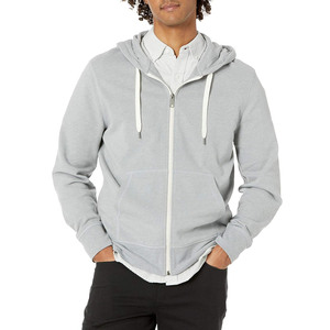 Custom Own Plain <b>Classic</b> Zip Hoodie 100% Cotton Fleece Breathable High Quality Comfortable OEM Customized Street Wear - Product Image 1