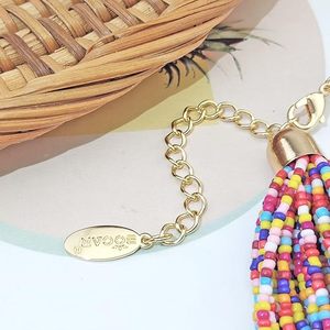 High Quality Seed <b>Beads</b> <b>Necklace</b> for Women Statement Multi Layer <b>Chunky</b> Bib Collar Cluster Gift - Product Image 5
