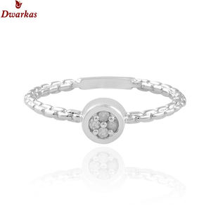 Luxe minimaliste 925 argent sterling blanc zircon pierre précieuse bague bijoux de mariage pour fête anniversaire direct - Product Image 3