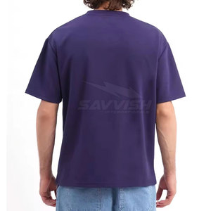 เสื้อยืดโอเวอร์ไซส์ ดีไซน์ล่าสุดปี 2025 ผ้าฝ้ายผสมโพลีเอสเตอร์ เสื้อยืดโอเวอร์ไซส์ขายส่ง รับสกรีนโลโก้ เสื้อยืดโอเวอร์ไซส์ - Product Image 2