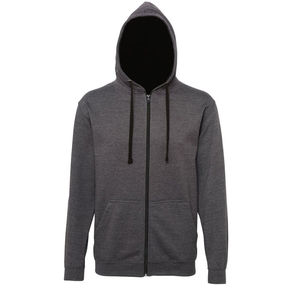 Unisex <b>Grey</b> Zip Up Hoodie Plain <b>Fleece</b> Jacket Best Heavy Cotton Zipper Wholesale for <b>Men</b> Women Winter Warm Casual Streetwear - Product Image 1