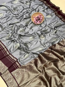 Estilo Kanchipuram, función de matrimonio, sirvienta especial para novia, último diseño, trabajo bordado a mano, fácil de usar, Sari con pieza de blusa - Product Image 2