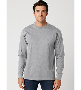 Ropa de calle personalizada 100% Camiseta de algodón con serigrafía Camisetas de manga larga para hombres hechas en Pakistán - Product Image 1