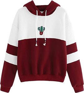 Womens Long Sleeves Pullover Fleece <b>Hoodie</b> - Product Image 3