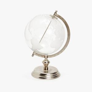 Modern Vintage Style Acrylic Earth Globe with Luxury Iron Wood and Resin <b>Stand</b> Business Gift for Decorative Use - Product Image 4