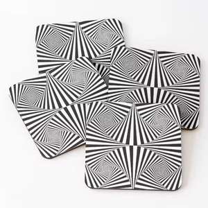 ที่รองแก้วทำจากไม้สไตล์ต่างๆที่ออกแบบได้เองถาดรองแก้วน่ารักสำหรับเป็นของขวัญจากอินเดีย - Product Image 2