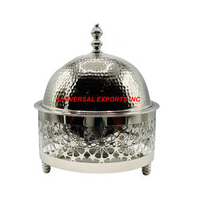 Maille métallique en acier inoxydable Hotpot Casserole faite à la main de qualité supérieure Nouvelle arrivée chauffe-aliments en métal fantaisie - Product Image 5