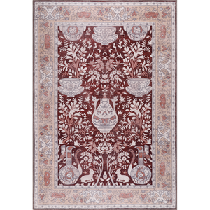 Rugs Depot Traditional Blue Abstract Area Rug Set Diseño lavable R4 - Product Image 1