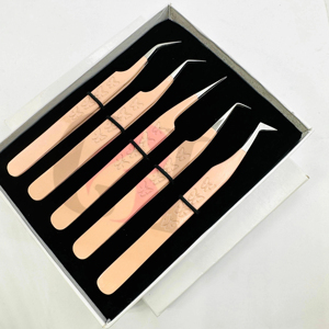 Poudre Beige de haute qualité enduisant différents Styles avec des outils de beauté de Logo personnalisé d'extension de cils d'impression de papillon - Product Image 1