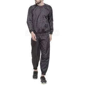 Trajes de sauna de color sólido hechos en el mejor material Trajes de sauna de diseño personalizados Trajes de sauna de secado rápido - Product Image 1