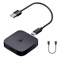 Adattatore Wireless Sudex per Apple CarPlay e Android Auto, Sistema Operativo Android 12 per Chiamate/Musica a Mani Libere e Navigazione, Validità 1 Anno