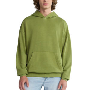 Vente en Gros de Sweats à Capuche Surdimensionnés en Coton 100% pour Hommes avec Logo Personnalisé Impression 3D en Relief Brodée Streetwear Tissu Polaire Hiver - Product Image 3