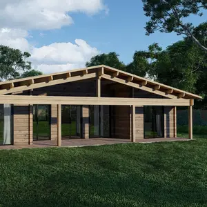 Log Cabin Marylin 95hll - Low Carbon Villa House Khách Sạn Văn Phòng EU Tiêu Chuẩn Cá Nhân Dễ Dàng Để Xây Dựng