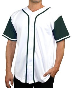 Custom logo Breathable <b>Mens</b> Blank Baseball Jersey Sublimation Polyester Button Down Baseball Wear <b>Shirts</b> Baseball Jersey - Product Image 1