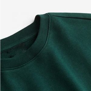 Sweat-shirt pour homme en coton de haute qualité, vente en gros, personnalisé, manches longues, col rond, chemise olive, motif 3D lourd, vêtements à la mode - Product Image 6