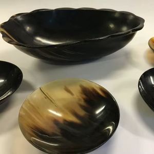 PUBLIER FAIT À LA MAIN DE HAUTE QUALITÉ ARTISANAL HAUTE BOL EN CORNE POLI Ustensiles de cuisine pour servir la soupe Nouilles Bol en corne élégant - Product Image 1