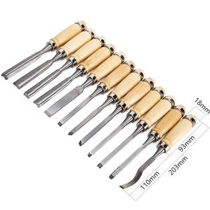 Juego de gubias y cinceles de esquina de pelado en frío para tallado de madera para principiantes y profesionales en proyectos de energía manual - Product Image 5