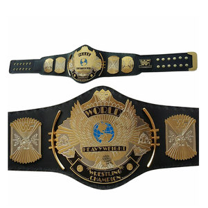 Cinturón de campeonato de boxeo personalizado hecho a mano, correa de cuero con logotipo en relieve, cinturón de título de lucha libre MMA, venta al por mayor - Product Image 2
