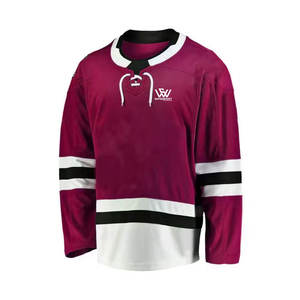 เสื้อผ้ากีฬาเสื้อกีฬาฮ็อกกี้น้ำแข็งที่ทนทานเสื้อกีฬาสไตล์ใหม่ระบายอากาศได้ง่าย - Product Image 2