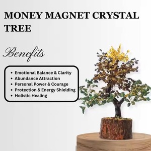 หินคริสตัลแม่เหล็กบำบัดธรรมชาติสำหรับความมั่งคั่งความมั่งคั่งจิตวิญญาณพลังงานเชิงบวก - Product Image 6