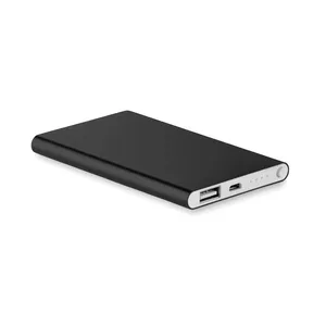 พาวเวอร์แบงค์ POWERFLAT Ultra Slim ผลิตจากอะลูมิเนียมที่ยั่งยืน พร้อมพอร์ต USB/MICRO USB สำหรับกิจกรรมส่งเสริมการขาย - Product Image 1