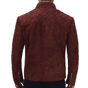Men's Classic Winter <b>Leather</b> <b>Jacket</b> with Stand Collar Waterproof Front Logo Fashionable Stylish Design Smooth Texture - Product Image 3