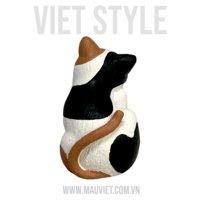 Figur Kucing Calico Berkualitas Tinggi dari Resin Poli, Buatan Tangan, Gaya Artifisial, Dekorasi Rumah, Suvenir, Hadiah, Warna Dapat Disesuaikan VIETSTYLE