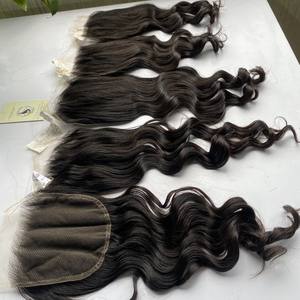 Cierre de encaje HD para mujer, 4x4, 5x5, 6x6, 7x7, cabello humano ondulado de la mejor calidad, precio al por mayor - Product Image 5