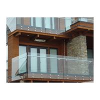 ACE garde-corps en verre sans cadre pour terrasse balcon piscine balcon extérieur
