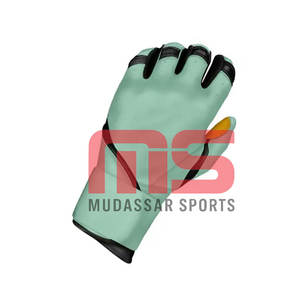 Gants de frappeur de baseball à manchette longue personnalisés fabricants conception de logo en cuir véritable hommes enfants jeunes adultes gants de frappeur de baseball - Product Image 6