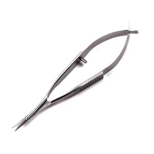 Tijeras quirúrgicas de acero inoxidable para microcirugía Vannas, tijeras de tamaño pequeño de uso común, fuente de alimentación Manual - Product Image 1