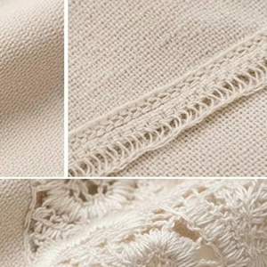 Eco-Friendly <b>Knitted</b> Polyester Embroidered Lace Soft Durable Stylish for Garments Home Decor DIY Craft Projects - Product Image 5