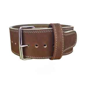 เข็มขัดยกน้ำหนักหนังคุณภาพสูง พร้อมหัวเข็มขัดแบบคันโยกและตัวล็อคแบบแข็งแรง สำหรับการฝึกซ้อมเอวในยิม - Product Image 4