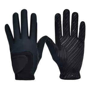 Gants d'équitation en cuir personnalisés, paume en cuir véritable, sangle réglable, paume renforcée, gants d'équitation pour chevaux - Product Image 1